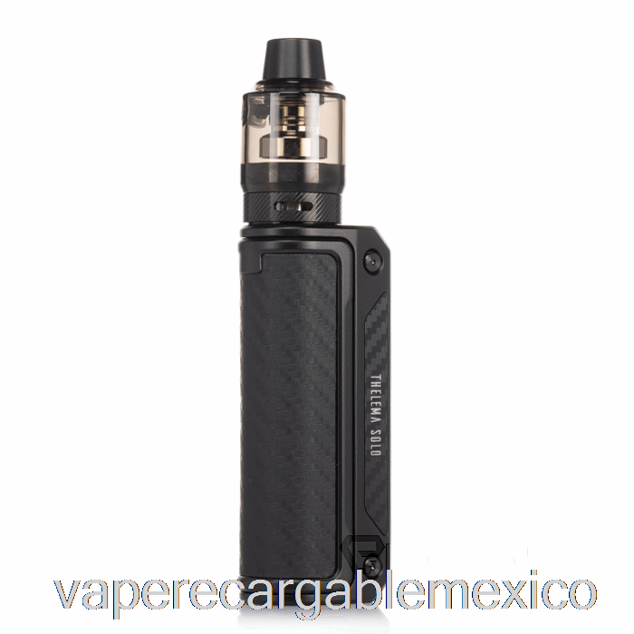 Vape Recargable Lost Vape Thelema Solo 100w Kit De Inicio Negro/fibra De Carbono